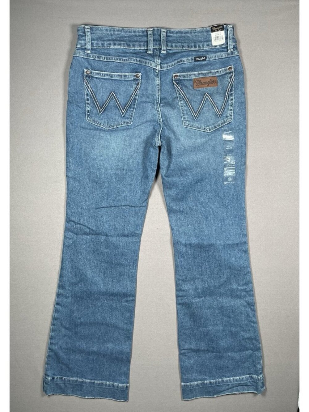 NWT Wrangler Retro Sadie Low Rise Stretch Trouser Jeans - Women Size 30/9 X 32 - Picture 9 of 16